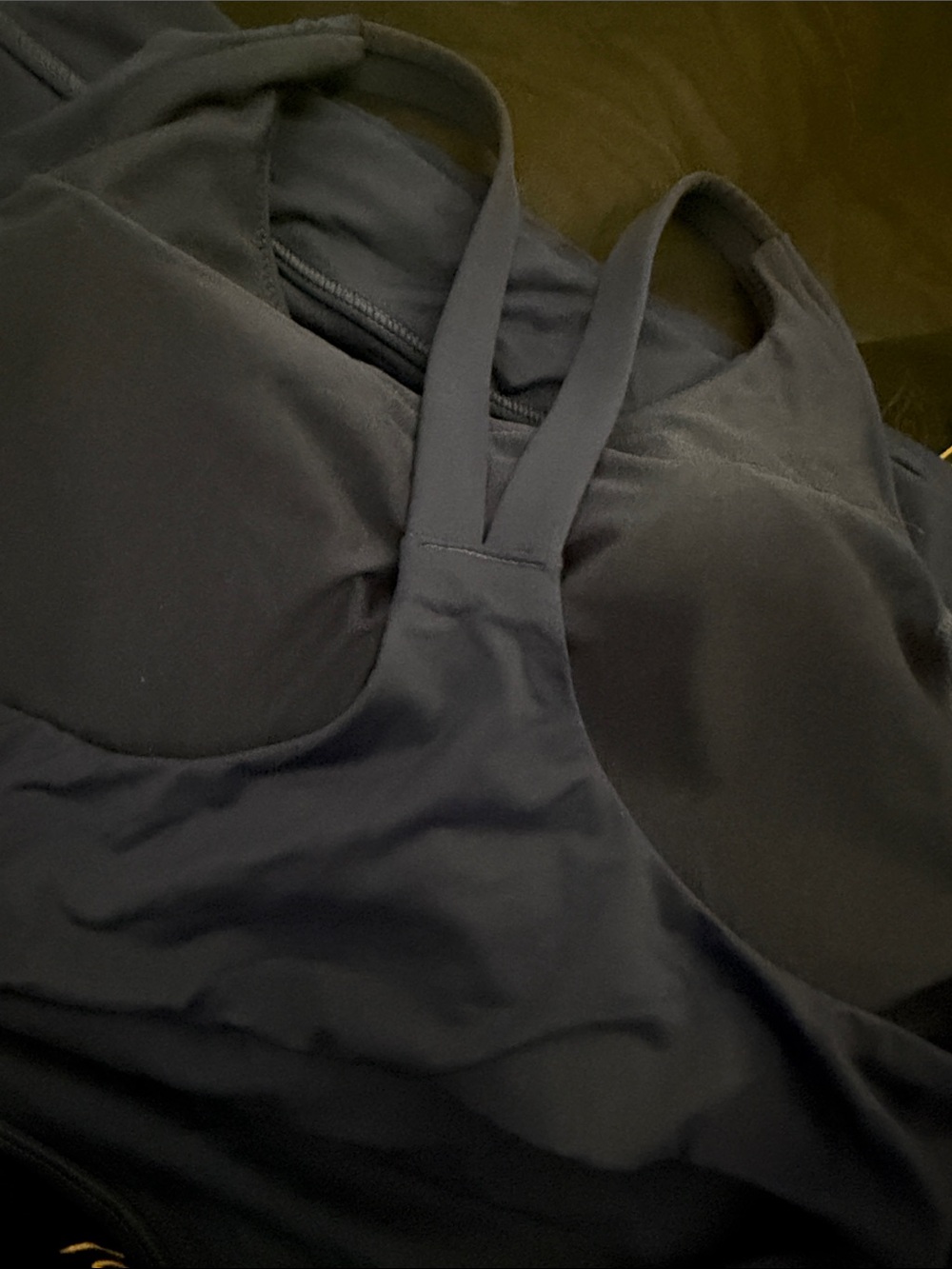 Athleta High Neck Bikini Top Dress Blue - Picture 5 of 6